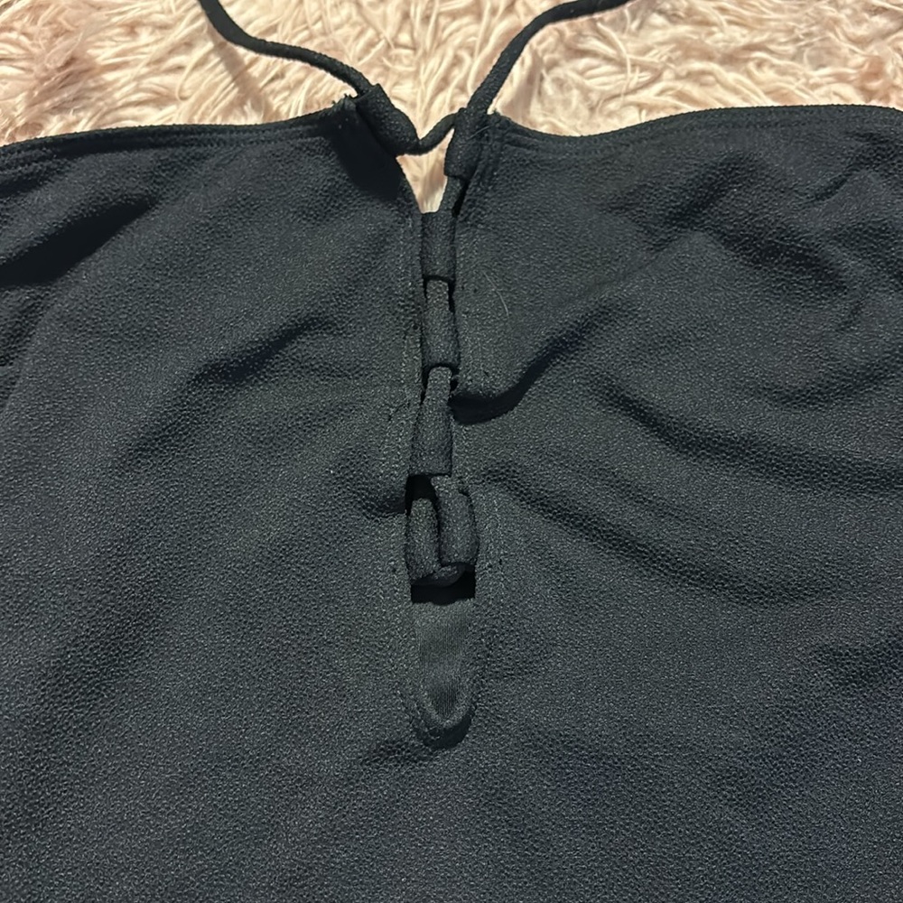 NWT Anthropologie-JETS Australia Joali Tie Front Bandeau One Piece Swims… - Picture 4 of 16